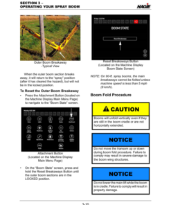 Alternative view of John Deere Hagie Boom (020001-020500) (Worldwide Edition) Operator's Manual (OMFA493831)