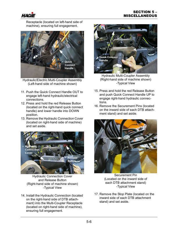 John Deere Hagie Detasseler Toolbar (020001-020500) (Worldwide Edition) Operator's Manual (OMFA493832) - Image 2