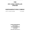 John Deere Hagie DTS10 Self-Propelled Sprayer (021001-021500) (Worldwide Edition) Operator's Manual (OMFA493880)