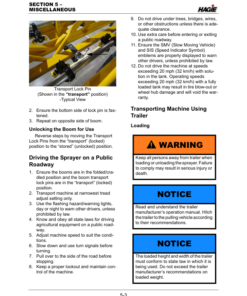 Alternative view of John Deere Hagie Boom (021001-021500) (Worldwide Edition) Operator's Manual (OMFA493882)