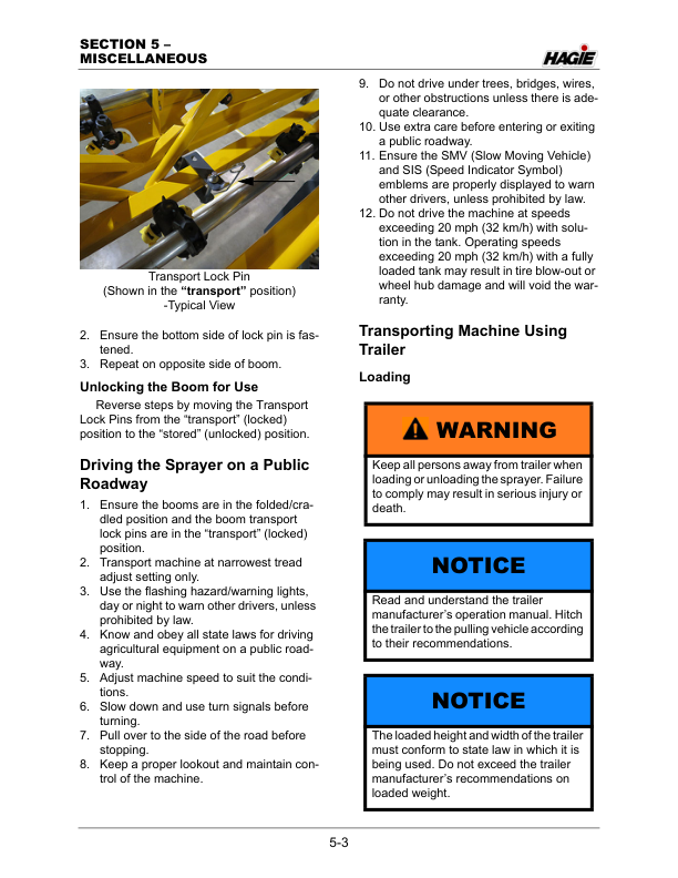 John Deere Hagie Boom (021001-021500) (Worldwide Edition) Operator's Manual (OMFA493882) - Image 2