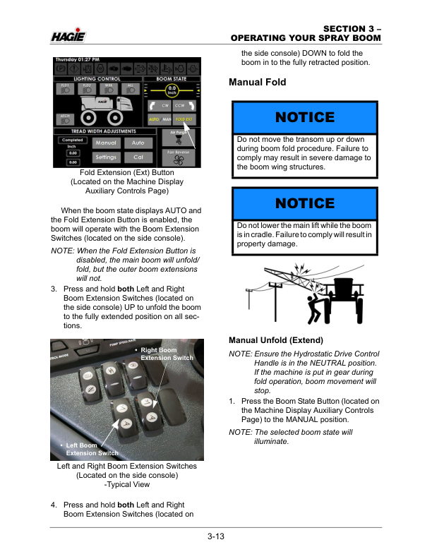 John Deere Hagie Hybrid Retro Boom (021001-021500) (Worldwide Edition) Operator's Manual (OMFA493890) - Image 2