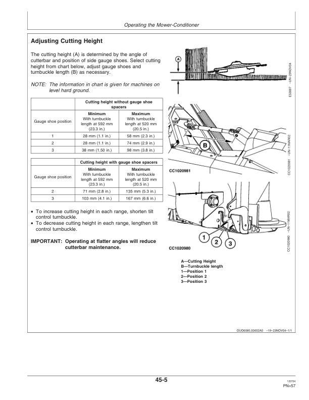 John Deere 525, 530, 535 Rotary Mower Conditioners Operator's Manual (OMFH300943) - Image 3