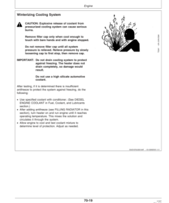 Alternative view of John Deere 4895 Self-Propelled Windrower (330111-350000) Operator's Manual (OMFH304219)