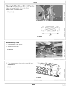 Alternative view of John Deere 625, 630, 635 Mower-Conditioners Operator's Manual (OMFH304530)