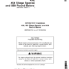 John Deere 458, 458 Silage Special & 558 Round Balers (Regular & Megawide Pickup Plus)(340001- 349999) Operator's Manual (OMFH304730)