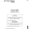 John Deere 995 Rotary Platform 5 Meter (000001-349999) Operator's Manual (OMFH304908)