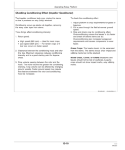 Alternative view of John Deere 995 Rotary Platform 5 Meter (000001-349999) Operator's Manual (OMFH304908)