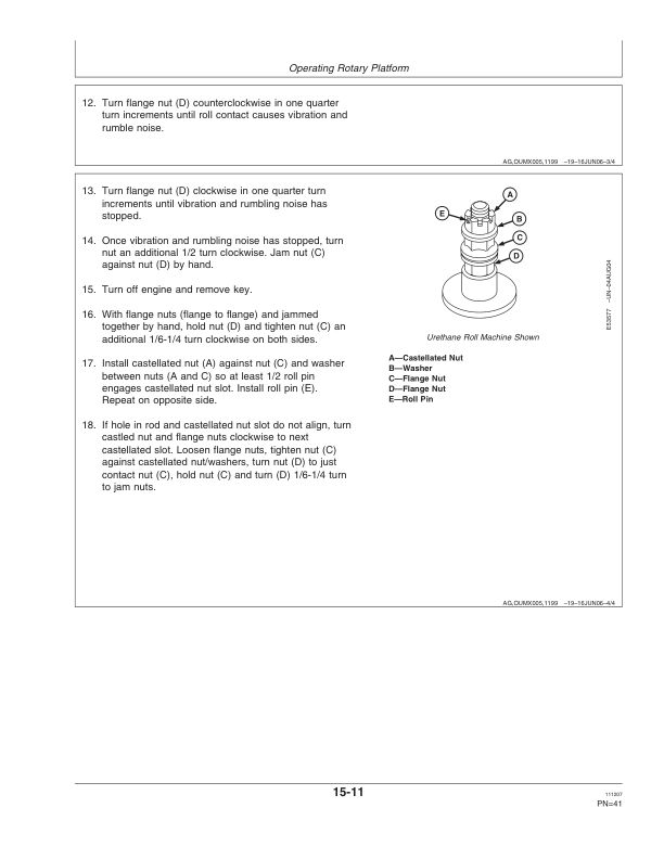 John Deere 994 Rotary Platform 4 Meter 4.5 Meter (000001-349999) Operator's Manual (OMFH304912) - Image 3