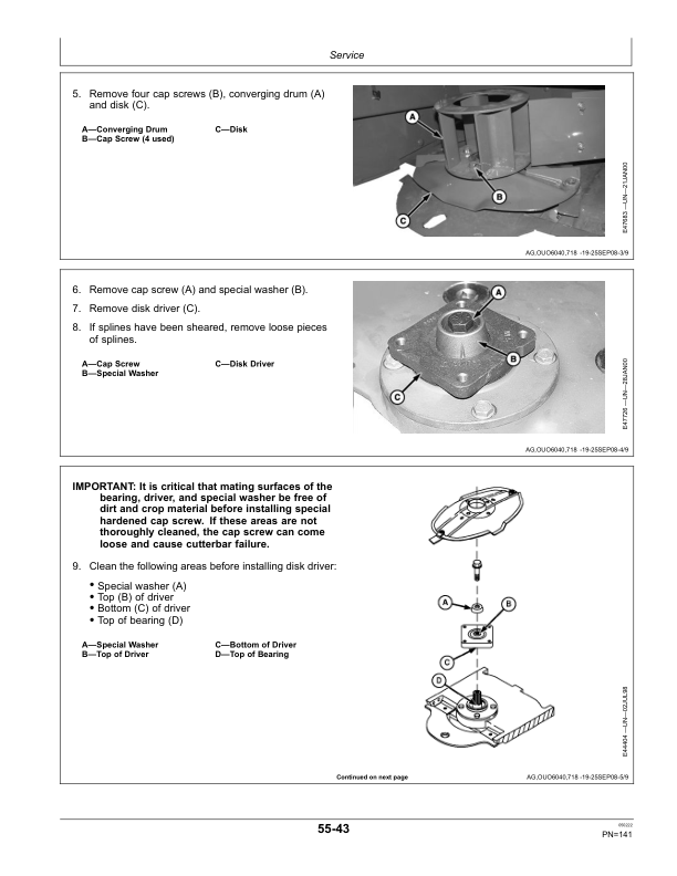 John Deere 946, 956 (S.N. 350001-) Mower-Conditioner (N.A. Edition) Operator's Manual (OMFH305940) - Image 2