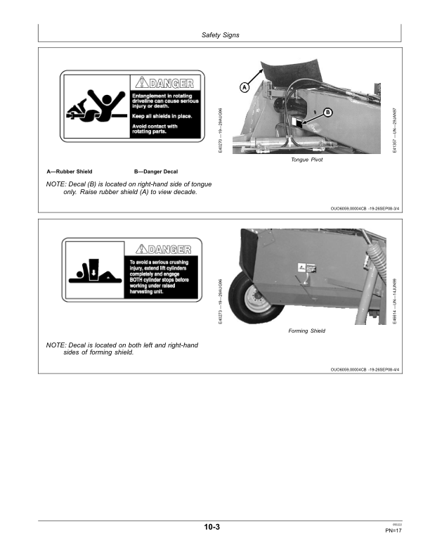 John Deere 946, 956 (S.N. 350001-) Mower-Conditioner (N.A. Edition) Operator's Manual (OMFH305940) - Image 3
