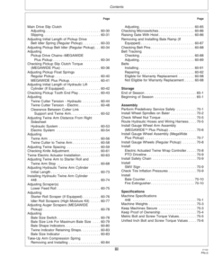 Alternative view of John Deere 448 Round Baler (350001-) Operator's Manual (OMFH307270)