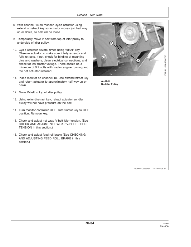 John Deere 458, 458 Silage Special & 558 Round Balers (Regular & Megawide Pickup Plus) (350001-) Operator's Manual (OMFH307273) - Image 3