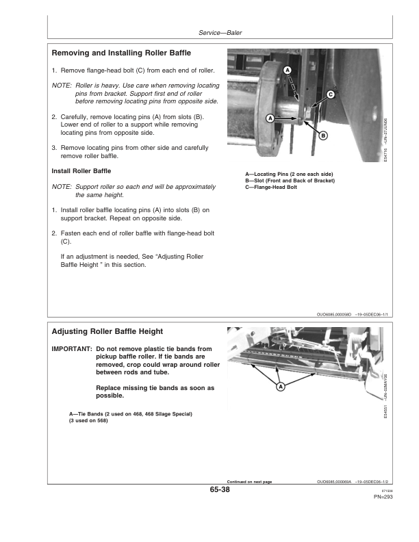 John Deere 468, 468 Silage Special, & 568 Round Balers (350001-360000) Operator's Manual (OMFH307276) - Image 3