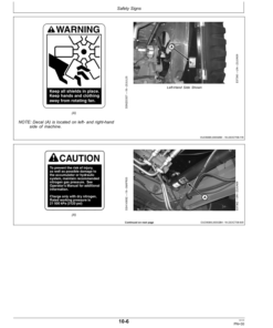 Alternative view of John Deere R450 Sef-Propelled Windrower Operator's Manual (OMFH309376)