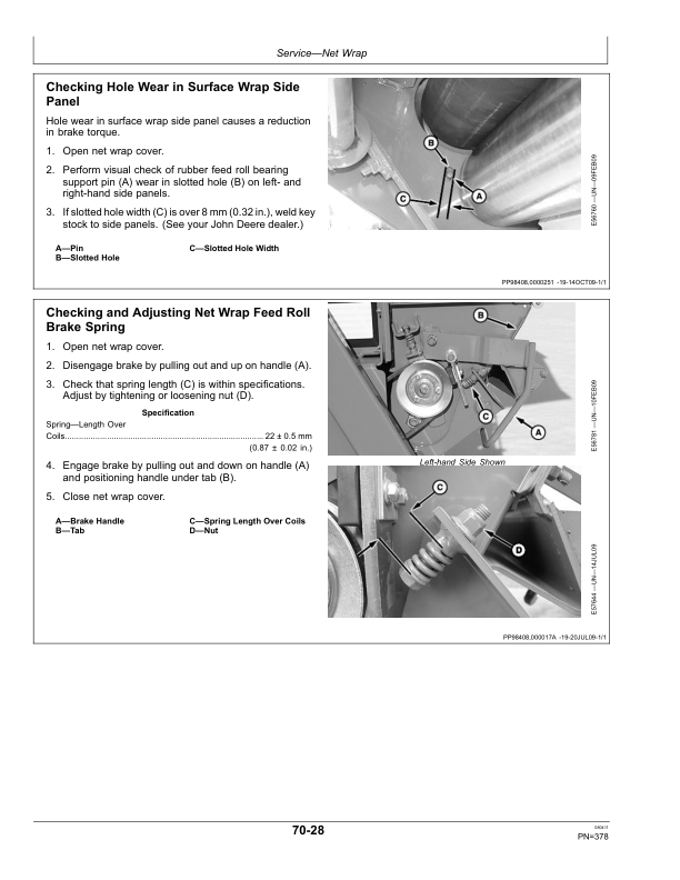 John Deere 468, 468 Silage Special, & 568 Round Balers (360001-) Operator's Manual (OMFH309531) - Image 4