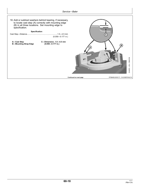 John Deere 458 Standard Round Balers (Regular Pickup Only) (360001-) Operator's Manual (OMFH309536) - Image 2