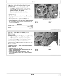 Alternative view of John Deere 896 Auger Platform North America (360001-370000) Operator's Manual (OMFH309664)