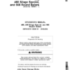 John Deere 468, 468 Silage Special, & 568 Round Balers Operator's Manual (OMFH310751)