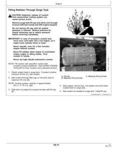 Alternative view of John Deere A400 Self-Propelled Windrower Export Edition (360001-370000) Operator's Manual (OMFH310757)