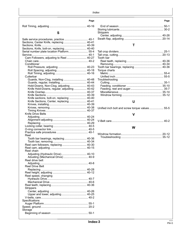 John Deere 896 Auger Platform North America (370001- ) Operator's Manual (OMFH311641) - Image 2
