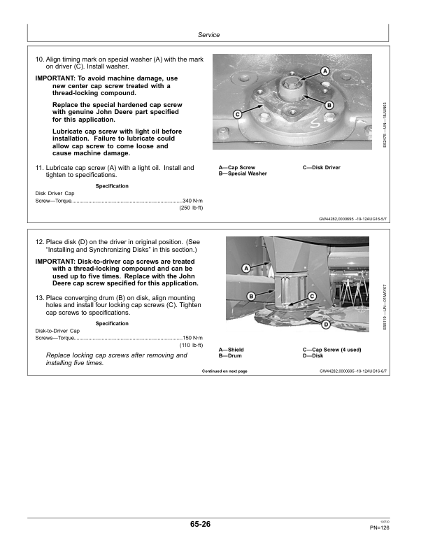 John Deere 625, 630, 635 Mower-Conditioners (370001-459999) Operator's Manual (OMFH311959) - Image 2