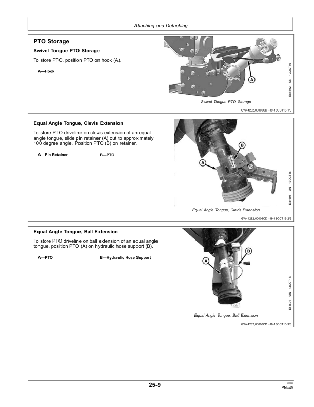 John Deere 625, 630, 635 Mower-Conditioners (370001-459999) Operator's Manual (OMFH311962) - Image 3