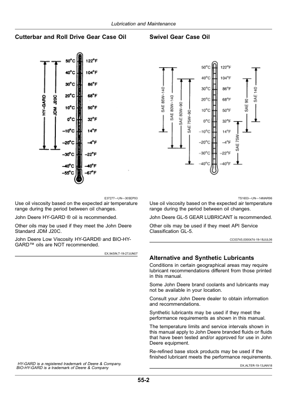 John Deere 830, 835 Rotary Mower-Conditioners (350001-459999) Operator's Manual (OMFH311964) - Image 2