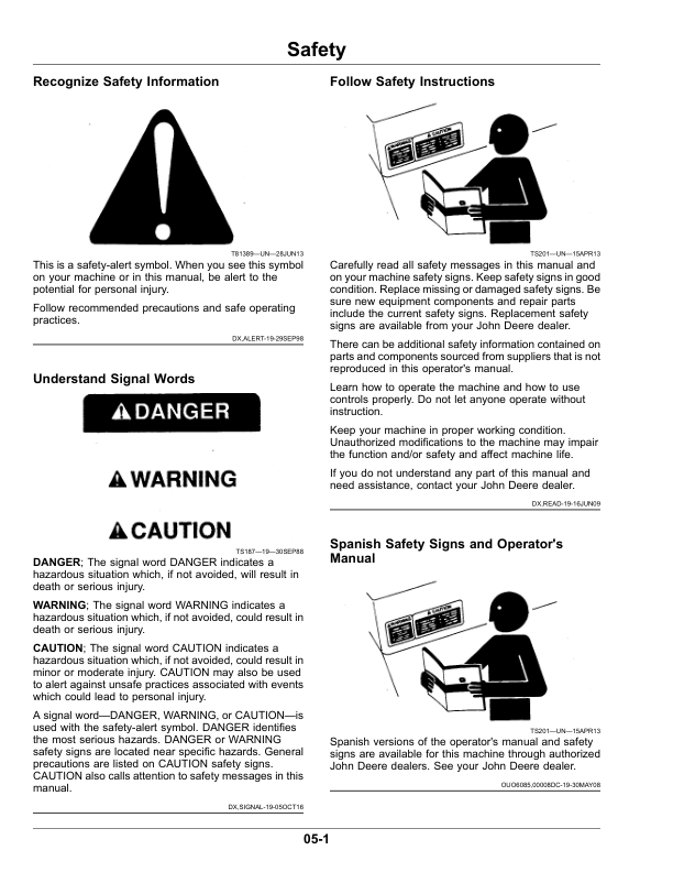John Deere 830, 835 Rotary Mower-Conditioners (361801-459999) Operator's Manual (OMFH311967) - Image 3