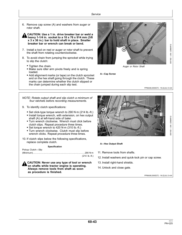 John Deere 449 Round Baler (North American) Operator's Manual (OMFH313120) - Image 2