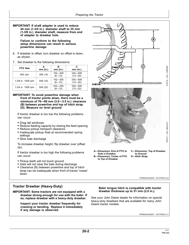 John Deere 459, 459S, 559 & 559S Round Balers (North American) Operator's Manual (OMFH313135) - Image 4