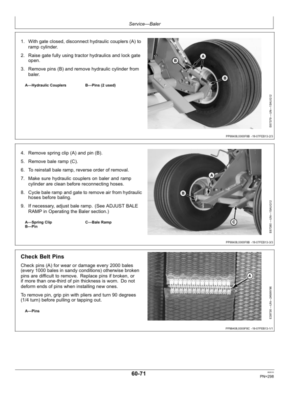 John Deere 459, 459S, 559 & 559S Round Balers (Export Edition) Operator's Manual (OMFH313138) - Image 4