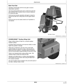 Alternative view of John Deere 469, 469S, 569 & 569S Round Balers (North American) Operator's Manual (OMFH313140)