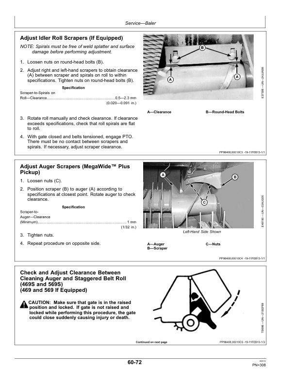 John Deere 469, 469S, 569 & 569S Round Balers (Export Edition) Operator's Manual (OMFH313143) - Image 2