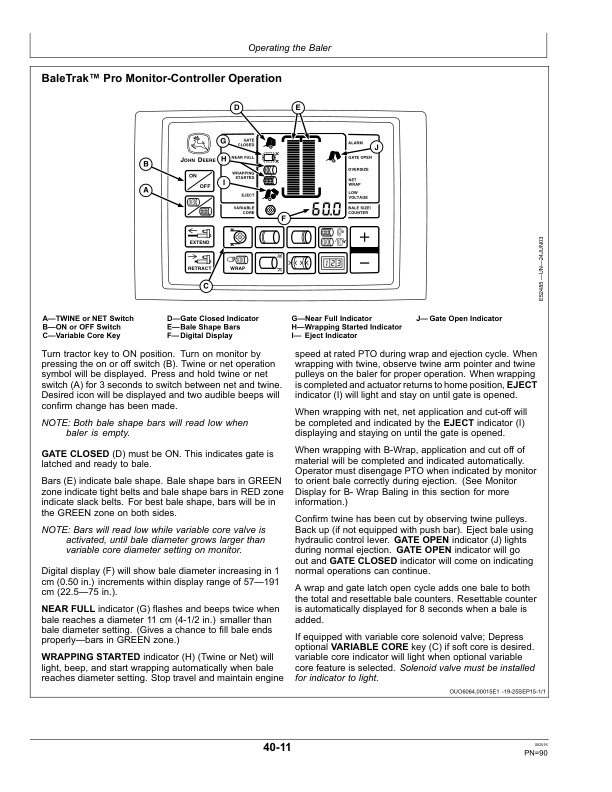 John Deere 469, 469S, 569 & 569S Round Balers (Export Edition) Operator's Manual (OMFH313143) - Image 4