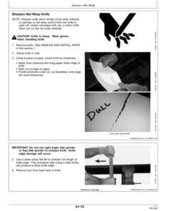 Alternative view of John Deere 469 & 569 Premium Round Baler Export Edition (380001-410000) Operator's Manual (OMFH313150)