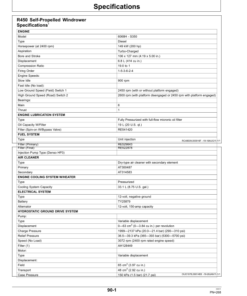 Alternative view of John Deere R450 Self-Propelled Windrower (380501-) Operator's Manual (OMFH314480)