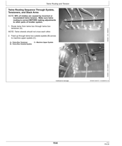 Alternative view of John Deere Double Tie Knotter Handbook Operator's Manual (OMFH317967)