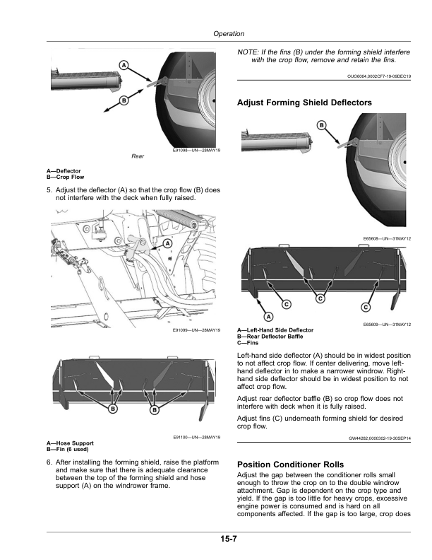 John Deere W170 Self-Propelled Windrower Windrow Merger Attachment (Worldwide) Operator's Manual (OMFH320057) - Image 2