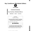 John Deere Hay Conditioner (Worldwide Edition) Operator's Manual (OMFH320058)