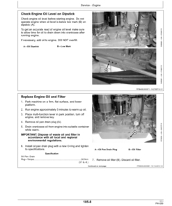 Alternative view of John Deere W235 Rotary Self-Propelled Windrowers North America (400001-420000) Operator's Manual (OMFH321097)