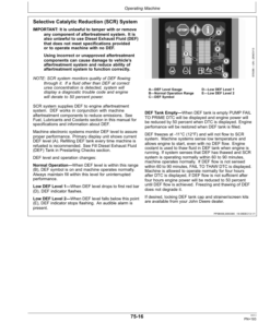 Alternative view of John Deere W235 Draper Self-Propelled Windrower (400001-) Operator's Manual (OMFH321103)