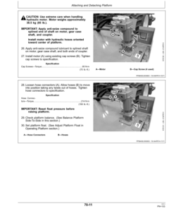 Alternative view of John Deere W260 Rotary Self-Propelled Windrower North America (410001-420000) Operator's Manual (OMFH322867)