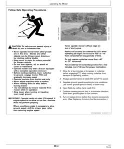 Alternative view of John Deere R160 & R200 Rotary Disk Mowers Operator's Manual (OMFH323471)