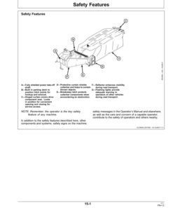 Alternative view of John Deere R160 & R200 Rotary Disk Mowers Operator's Manual (OMFH325432)
