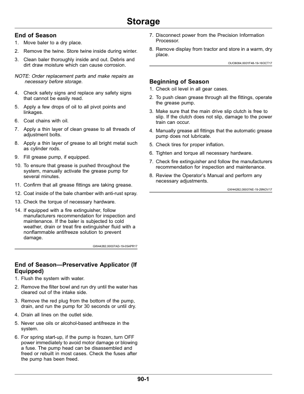 John Deere L331, L331 Precutter, L341, L341 Precutter Large Square Balers (000000-459999) (North American) Operator's Manual (OMFH331076) - Image 3