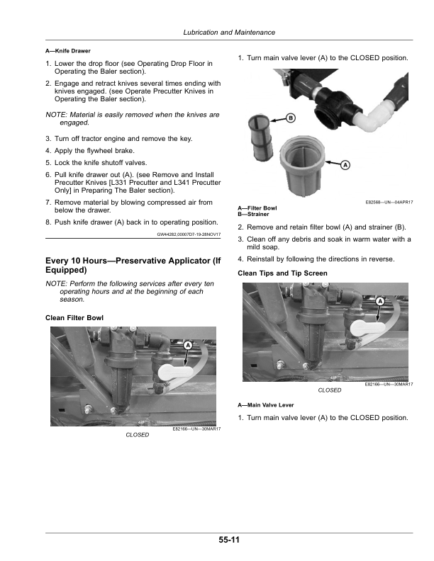 John Deere L331, L331 Precutter, L341, L341 Precutter Large Square Balers (000000-459999) (Export Edition) Operator's Manual (OMFH331078) - Image 2