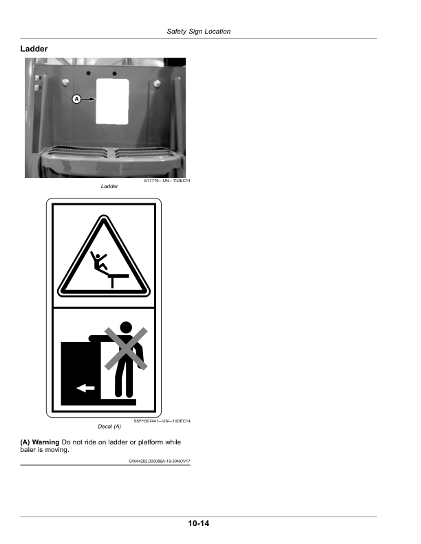 John Deere L331, L331 Precutter, L341, L341 Precutter Large Square Balers (000000-459999) (Export Edition) Operator's Manual (OMFH331078) - Image 4