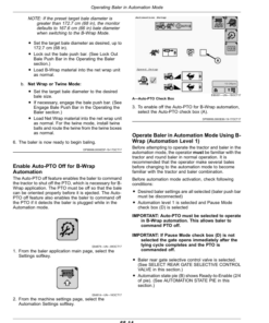Alternative view of John Deere 460R, 560R Round Balers Operator's Manual (OMFH331593)