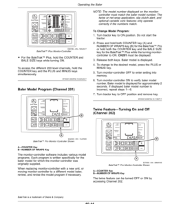 Alternative view of John Deere 450M, 550M Round Balers Operator's Manual (OMFH331595)